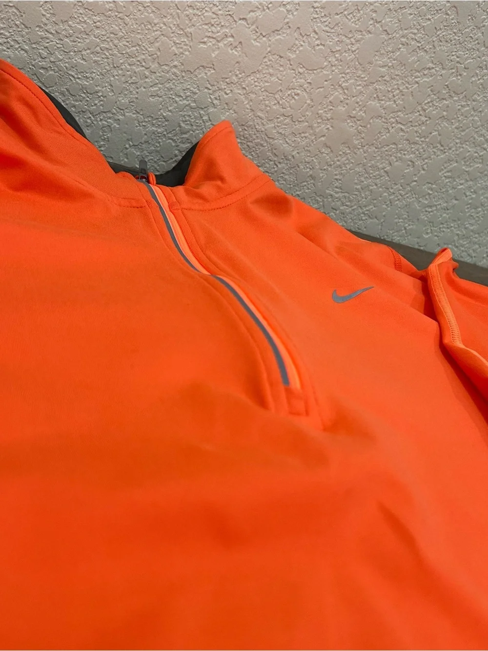 Women’s 2XL Plus Nike Element Dri-Fit Orange Quarter-Zip Performance Pullover